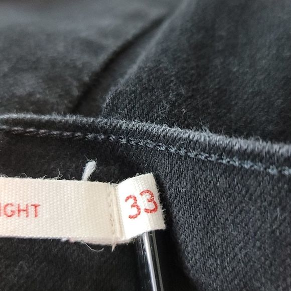 Levi's 505 Straight Black Jeans - Picture 7 of 12